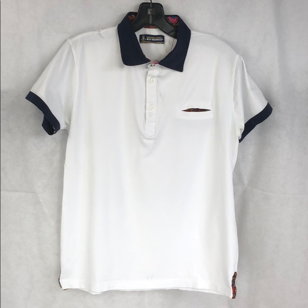 Blu Vespucci Boys / Young adult Polo short sleeve shirt Sz L - Picture 2 of 8